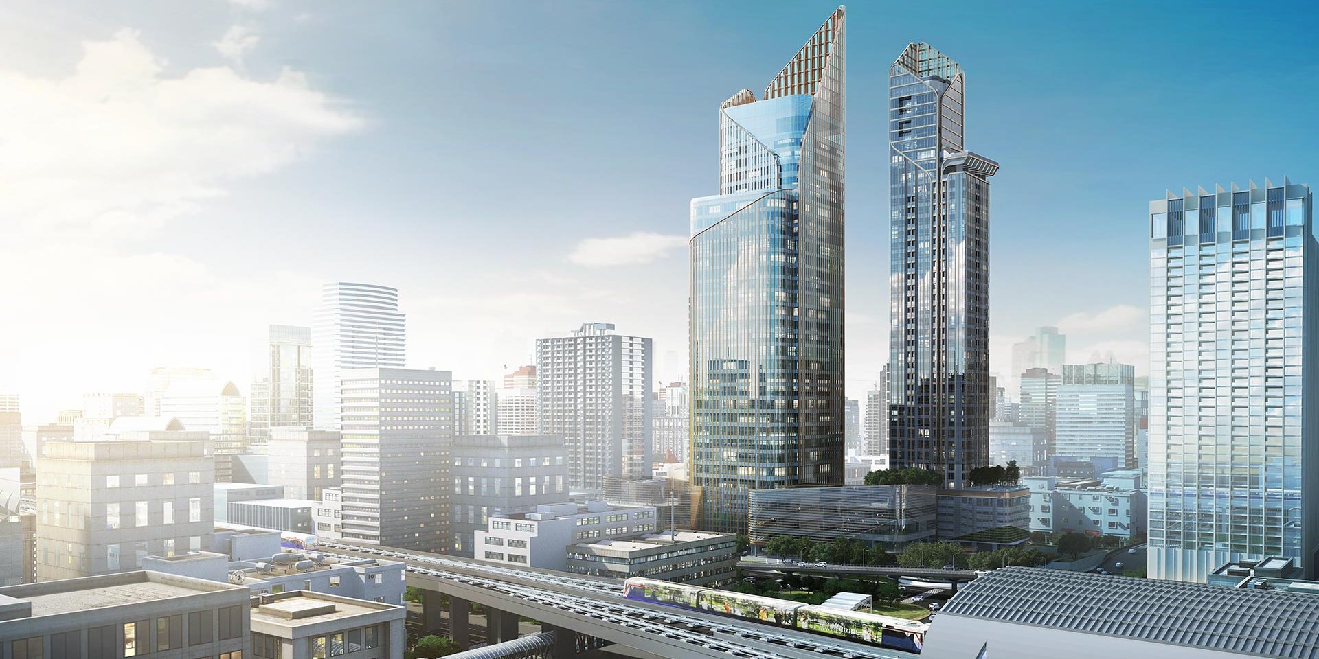  อาคารสํานักงานให้เช่า ออฟฟิศให้เช่า สุขุมวิท อโศก  อาคารสิงห์ คอมเพล็กซ์ SINGHA COMPLEX 